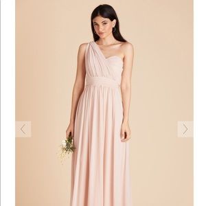 Birdy Gray blush bridesmaid dress